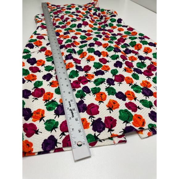 Chetta B Peter Noviello Sherrie Bloom Roundneck Tank Dress Multi Women's Size 10 - Picture 11 of 11